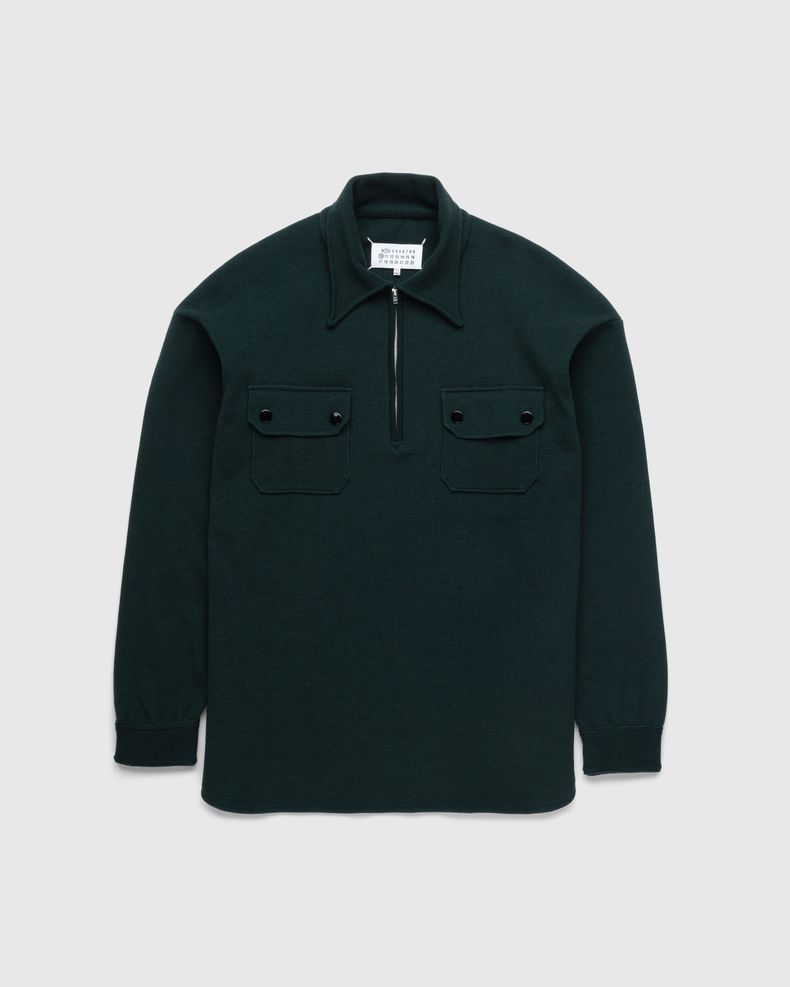 Longsleeve Polo Shirt Green