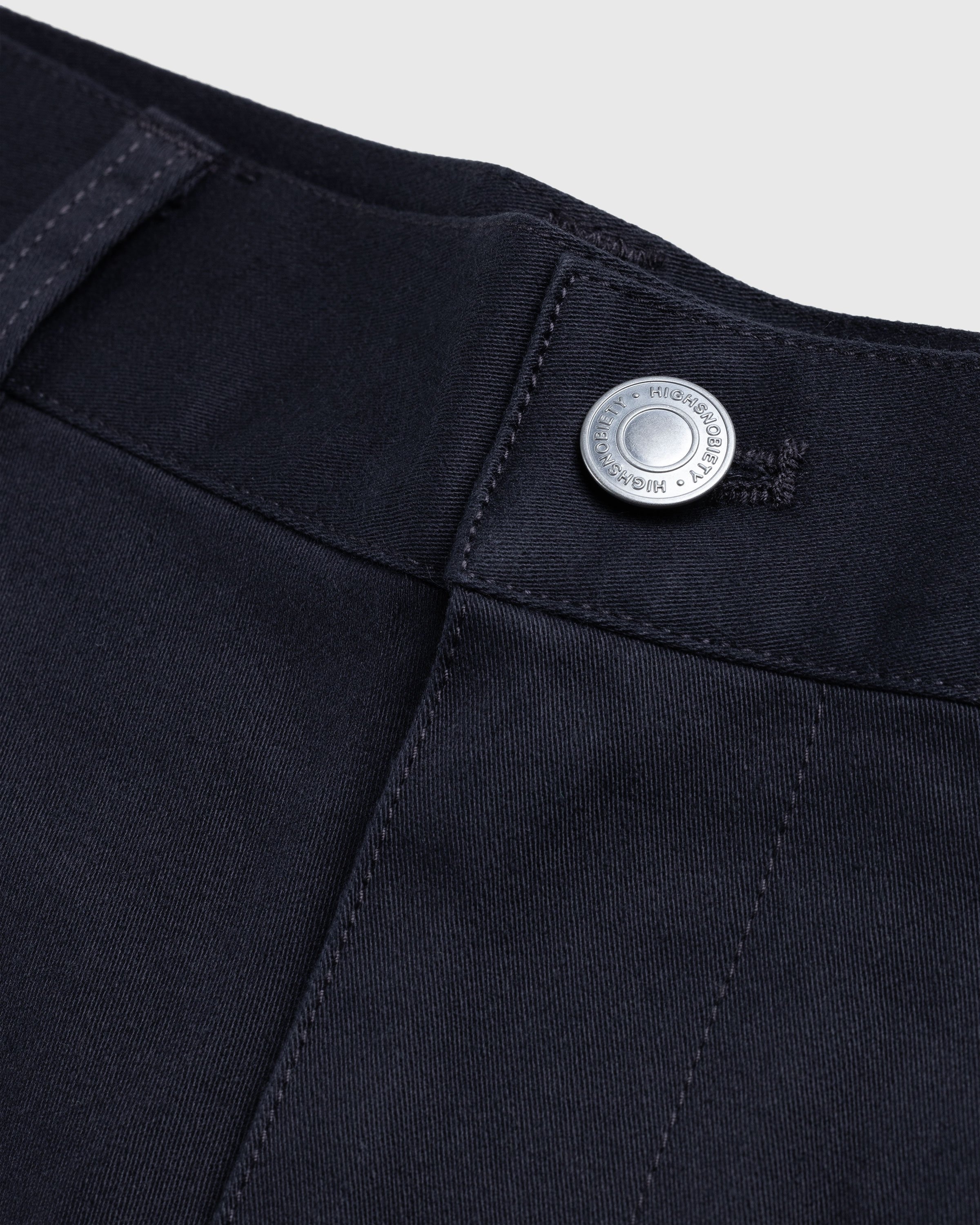 Highsnobiety HS05 – Reverse Twill Baggy Trouser Black - Pants - Black - Image 6