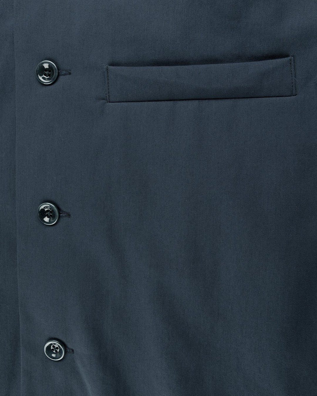 Lemaire – Wadded Brushed Overshirt Vulcan Blue - Shirts - Blue - Image 5