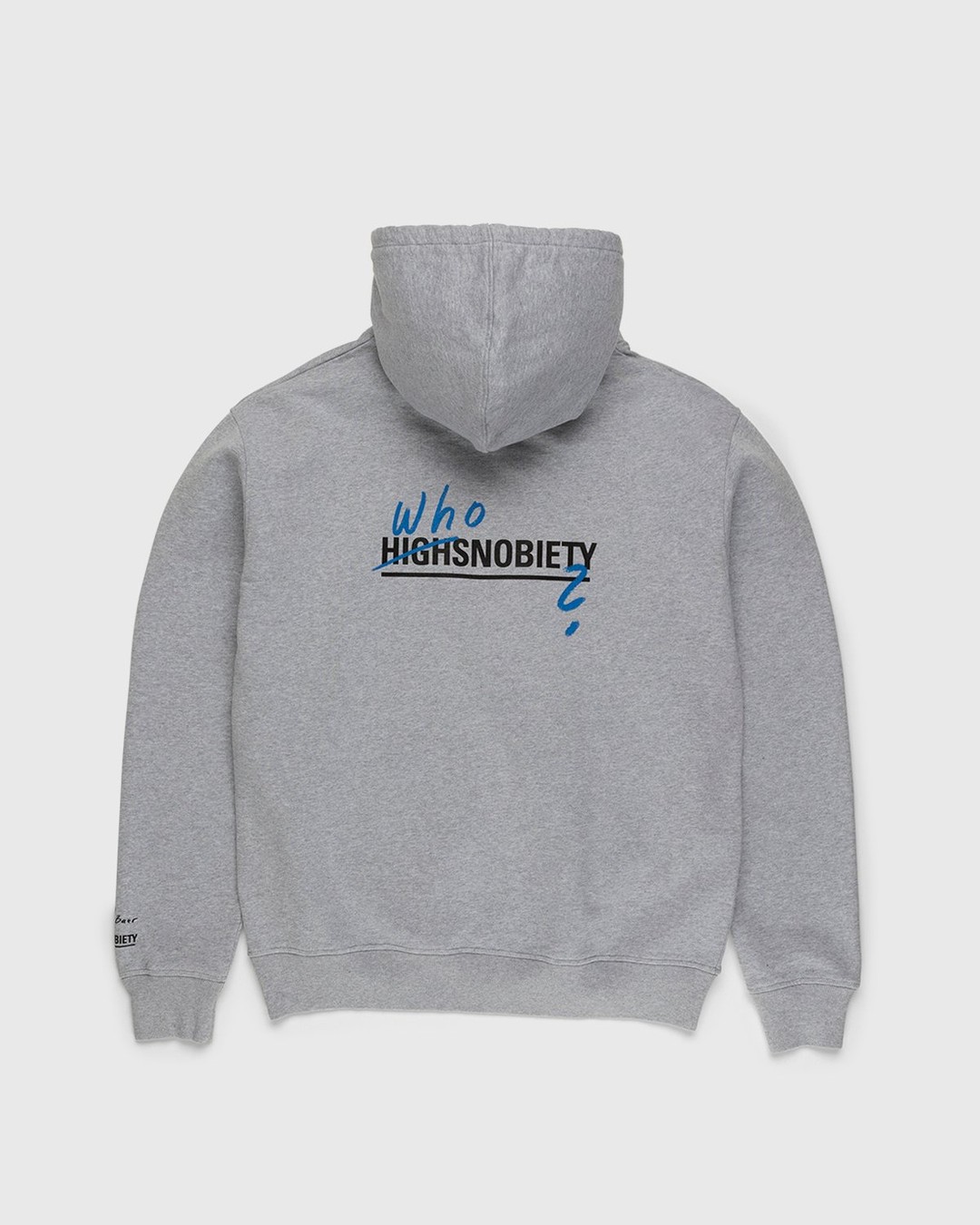 Simon Fujiwara x Highsnobiety – Who The Baer Logo Hoodie Grey - Sweats - Grey - Image 1
