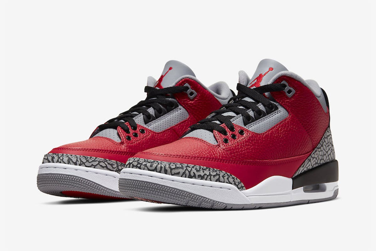Nike Air Jordan 3 Red Cement Chicago Exclusive Where To Buy