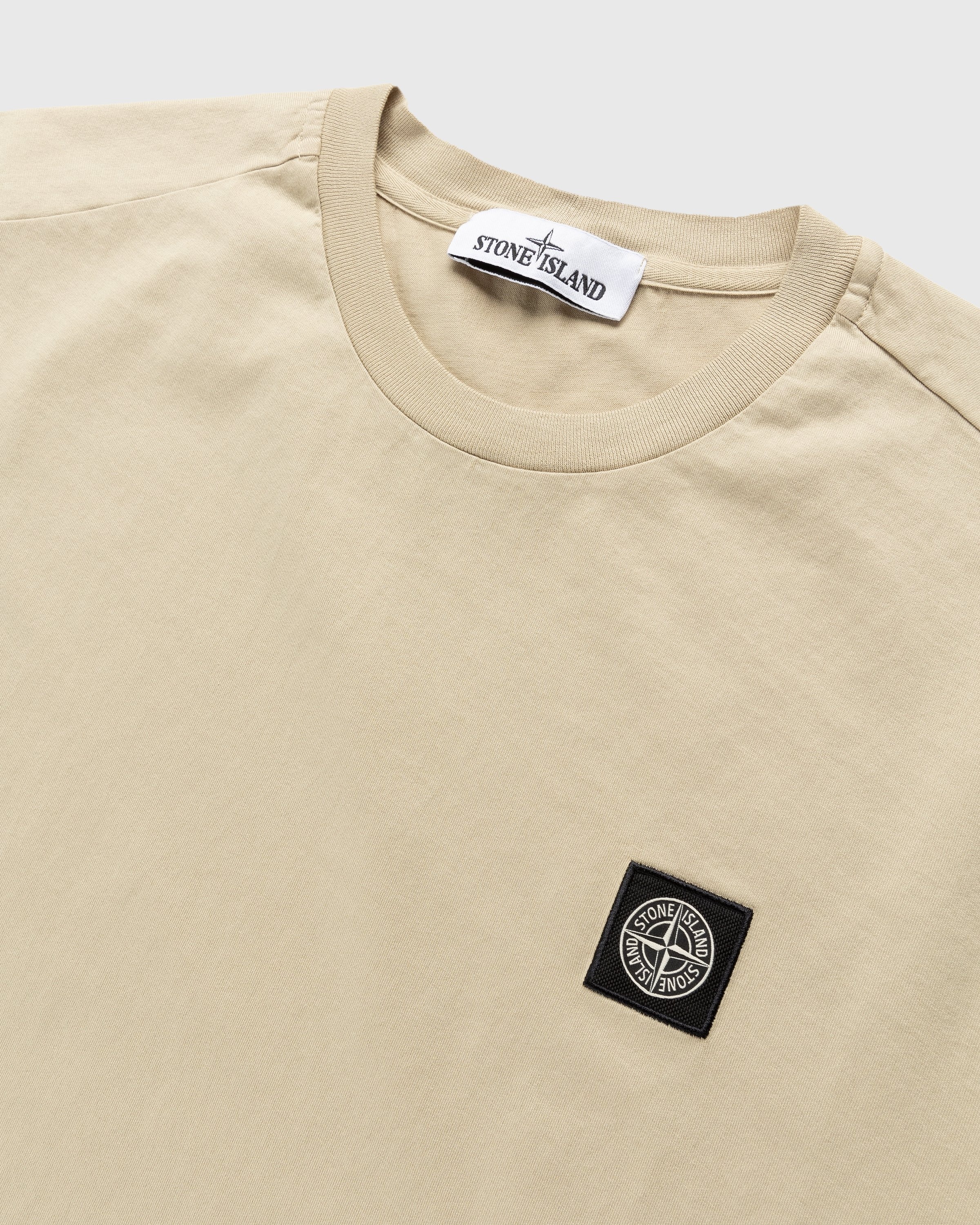 Stone Island – Garment-Dyed T-Shirt Beige - T-shirts - Beige - Image 5