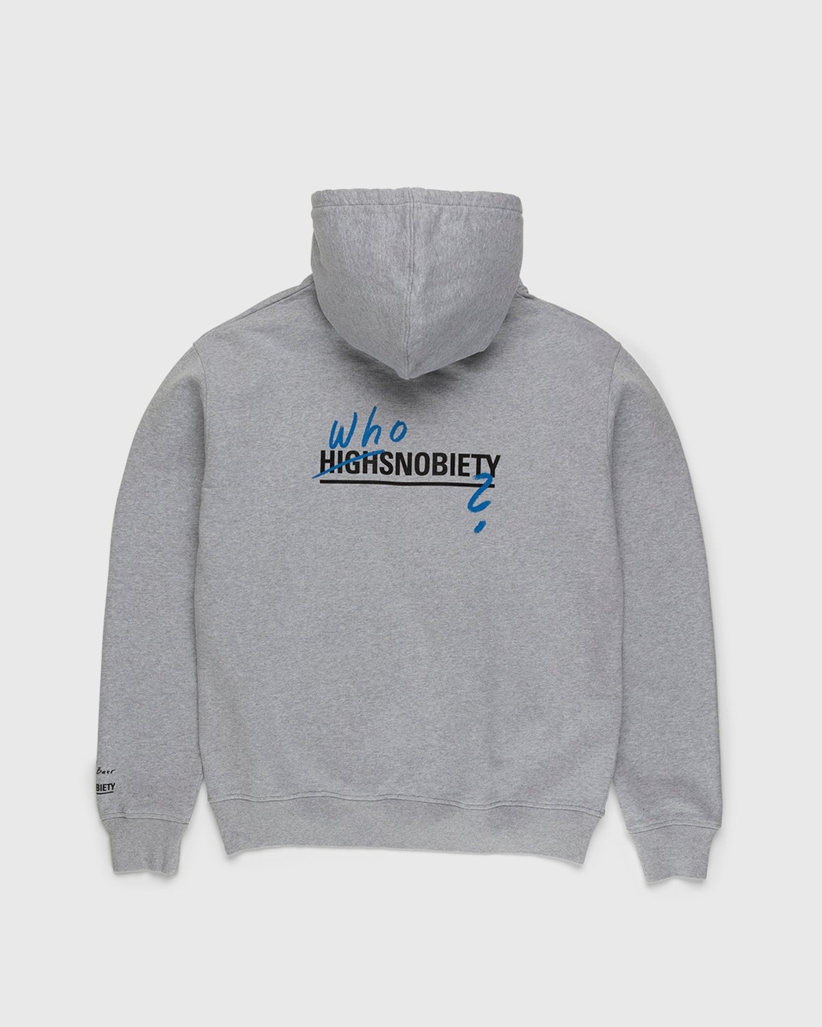 Simon Fujiwara x Highsnobiety – Who The Baer Logo Hoodie Grey - Sweats - Grey - Image 1