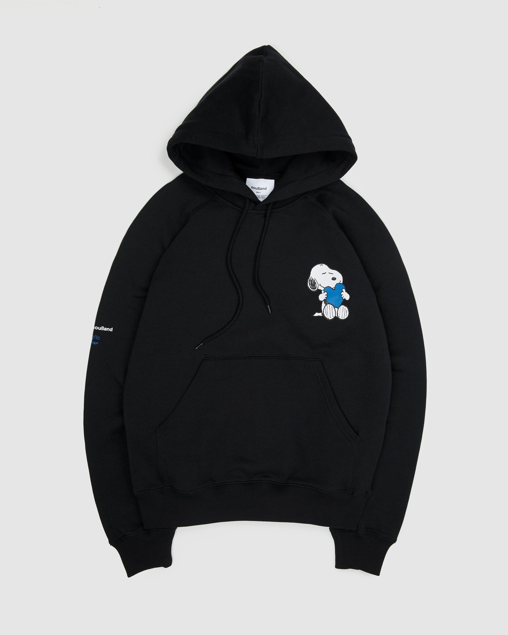 Colette Mon Amour x Soulland – Snoopy Comics Black Hoodie - Sweats - Black - Image 1