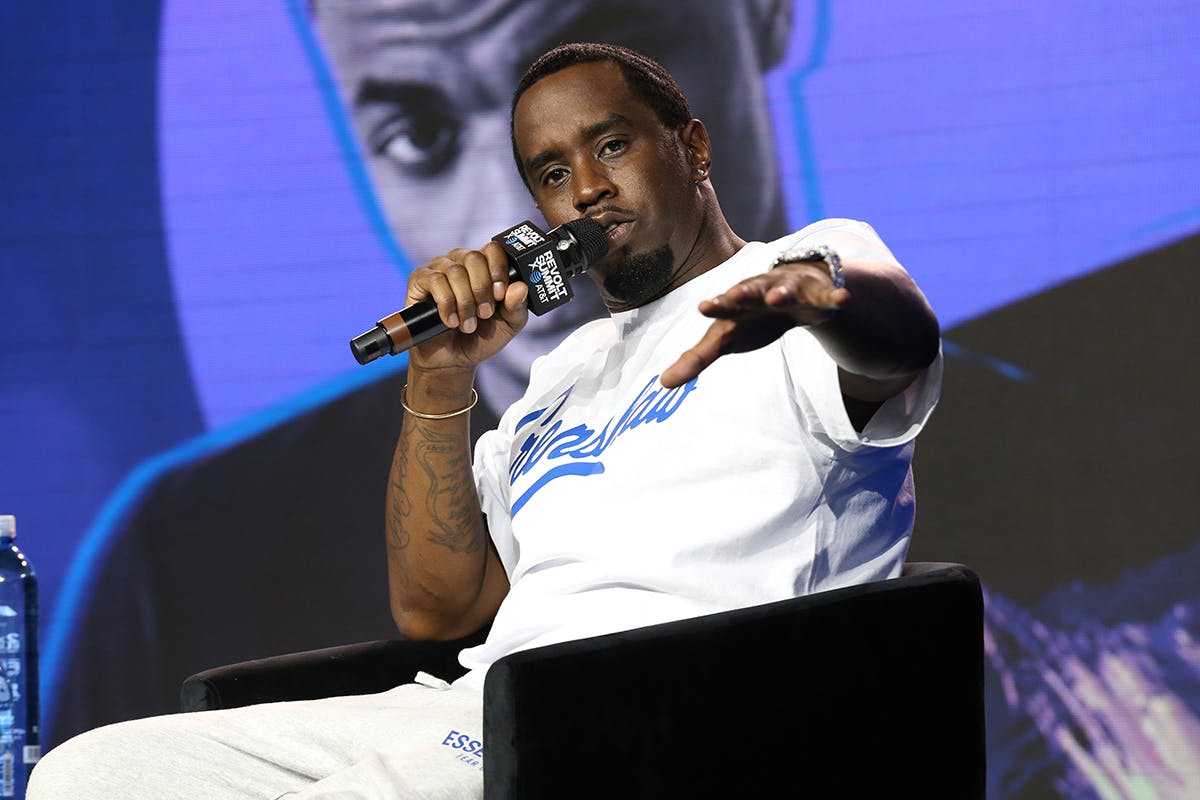 Sean "Diddy" Combs speaks onstage at the REVOLT X AT&T 3-Day Summit