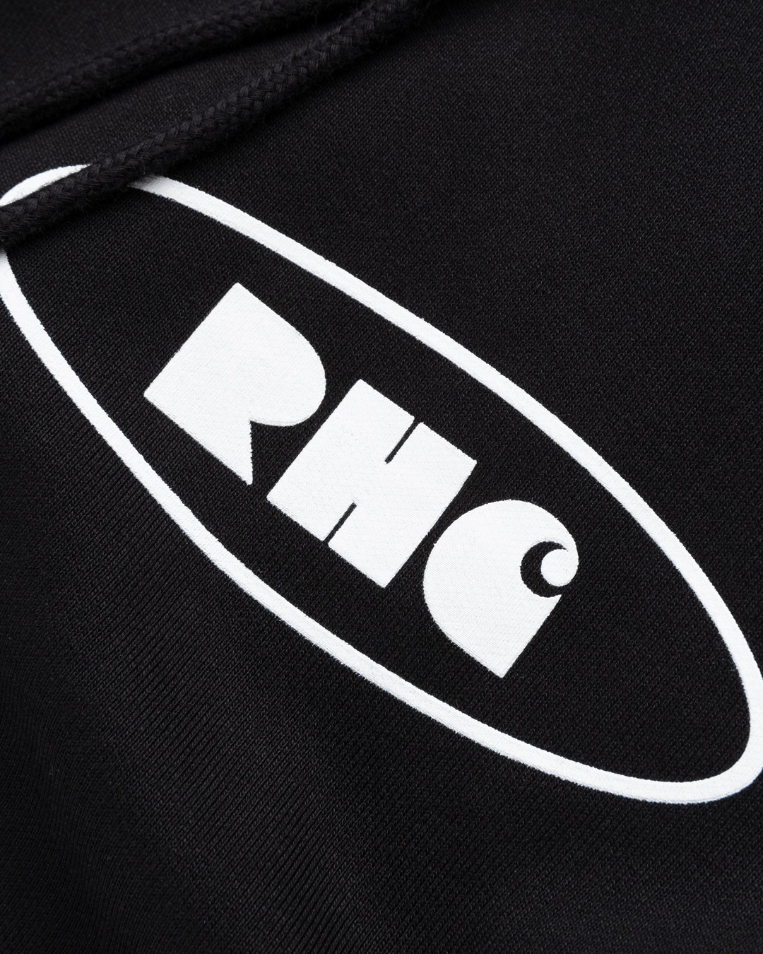 Carhartt WIP – Rush Hour Hoodie Black/White - Sweats - Black - Image 4