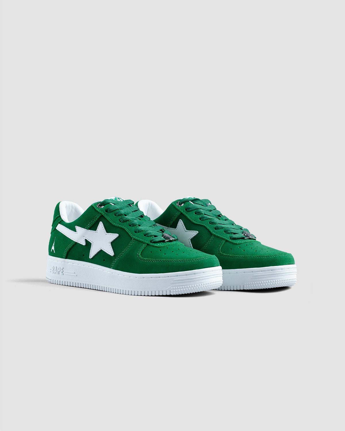 BAPE x Highsnobiety – BAPE STA Green - Low Top Sneakers - Green - Image 2
