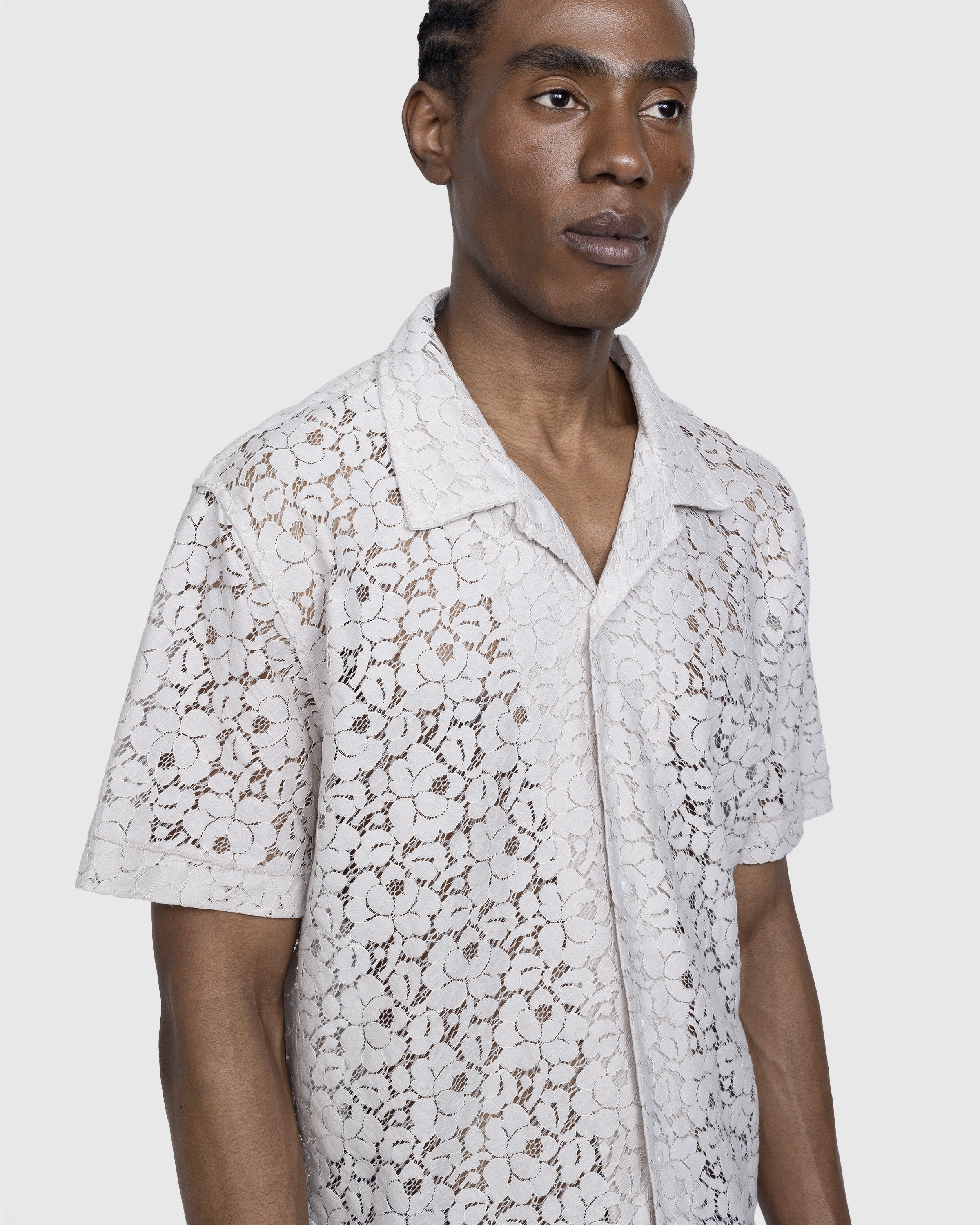 Off white lace shirt on sale