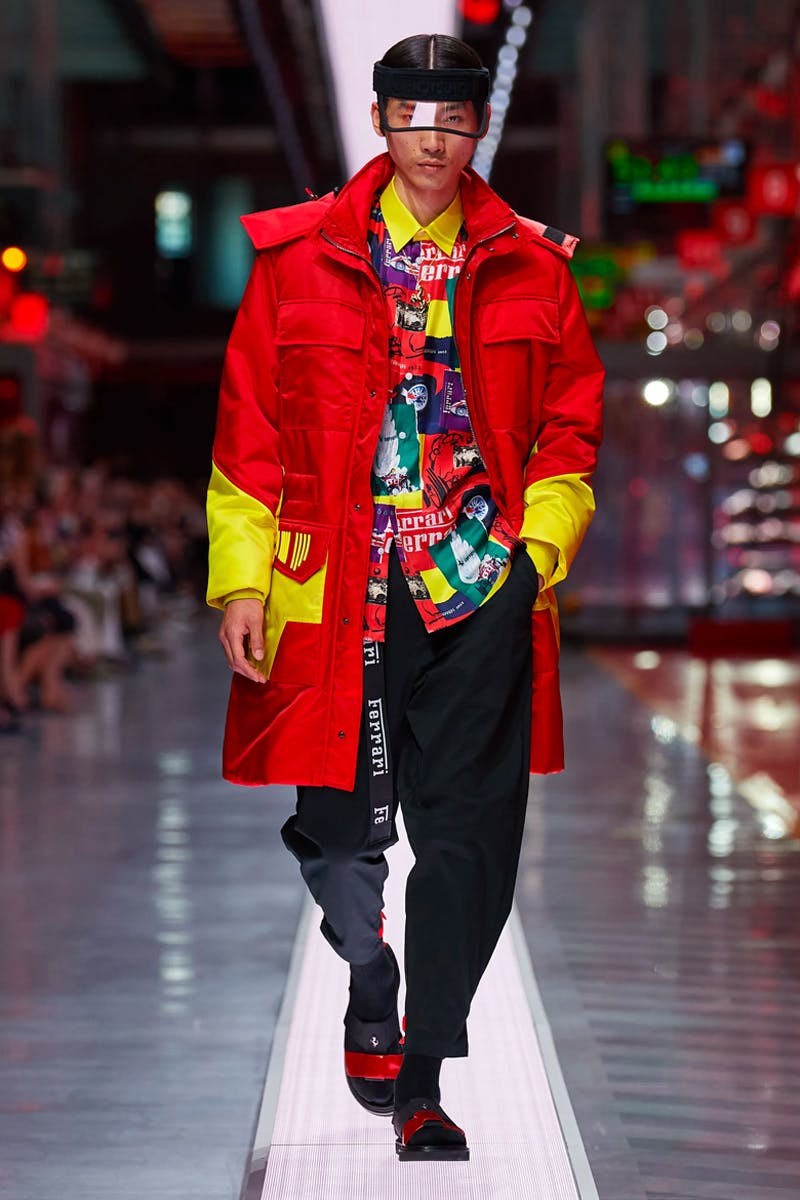 Ferrari Spring 2022 Ready-to-Wear show.