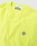 Stone Island – 23757 Garment-Dyed Fissato T-Shirt Lemon - Tops - Yellow - Image 4