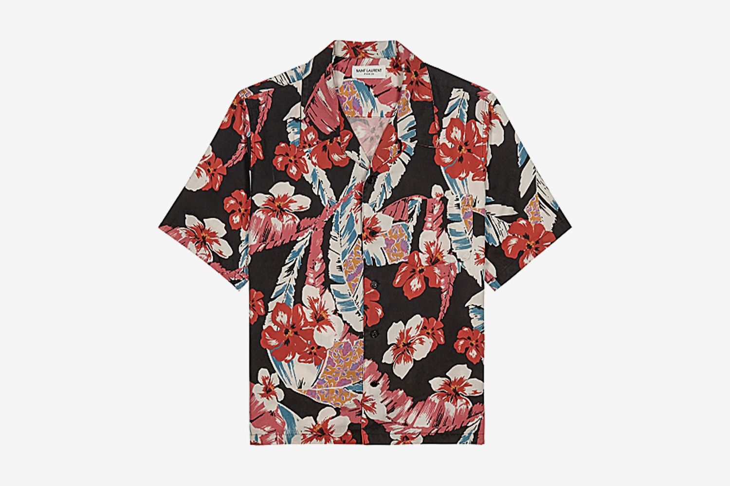 Floral-Print Lyocell Shirt