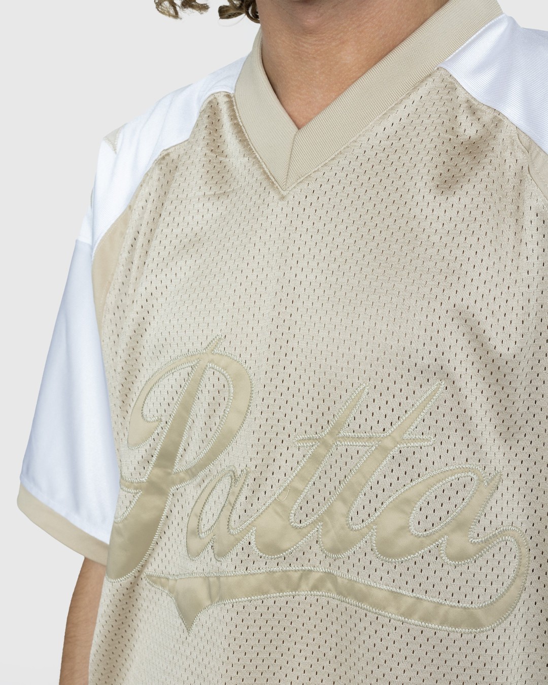 Patta – Respect Football Jersey Cement/White - Tops - White - Image 4