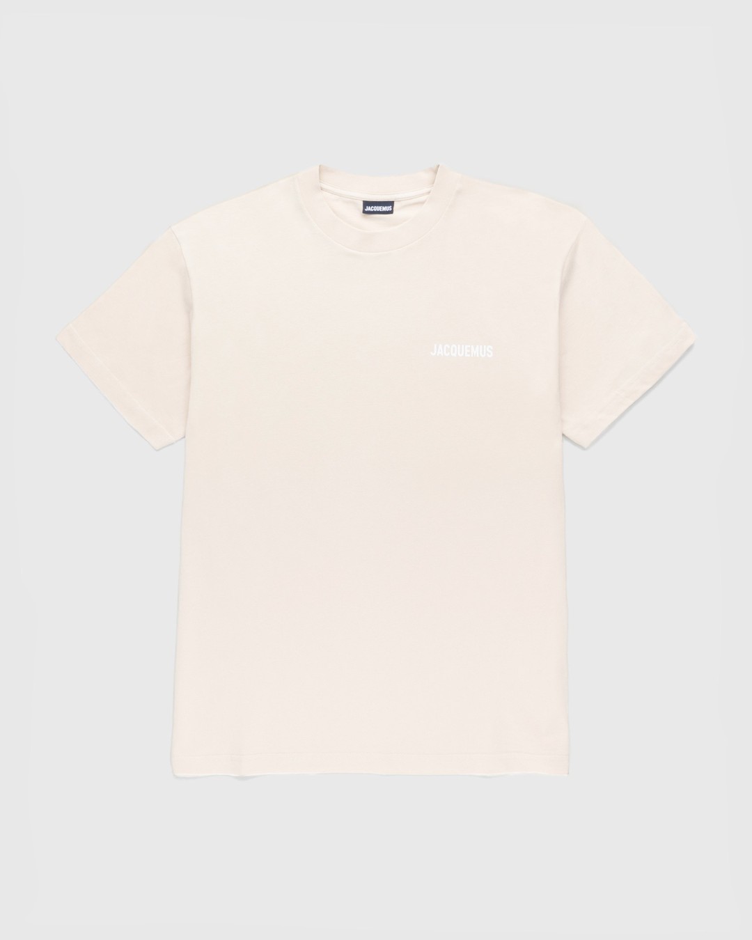 JACQUEMUS – Le T-Shirt Jacquemus Beige - Tops - Beige - Image 1