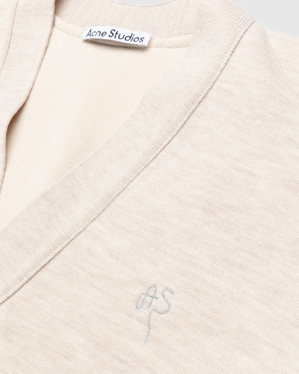 Acne Studios – Cardigan Beige - Knitwear - Beige - Image 3