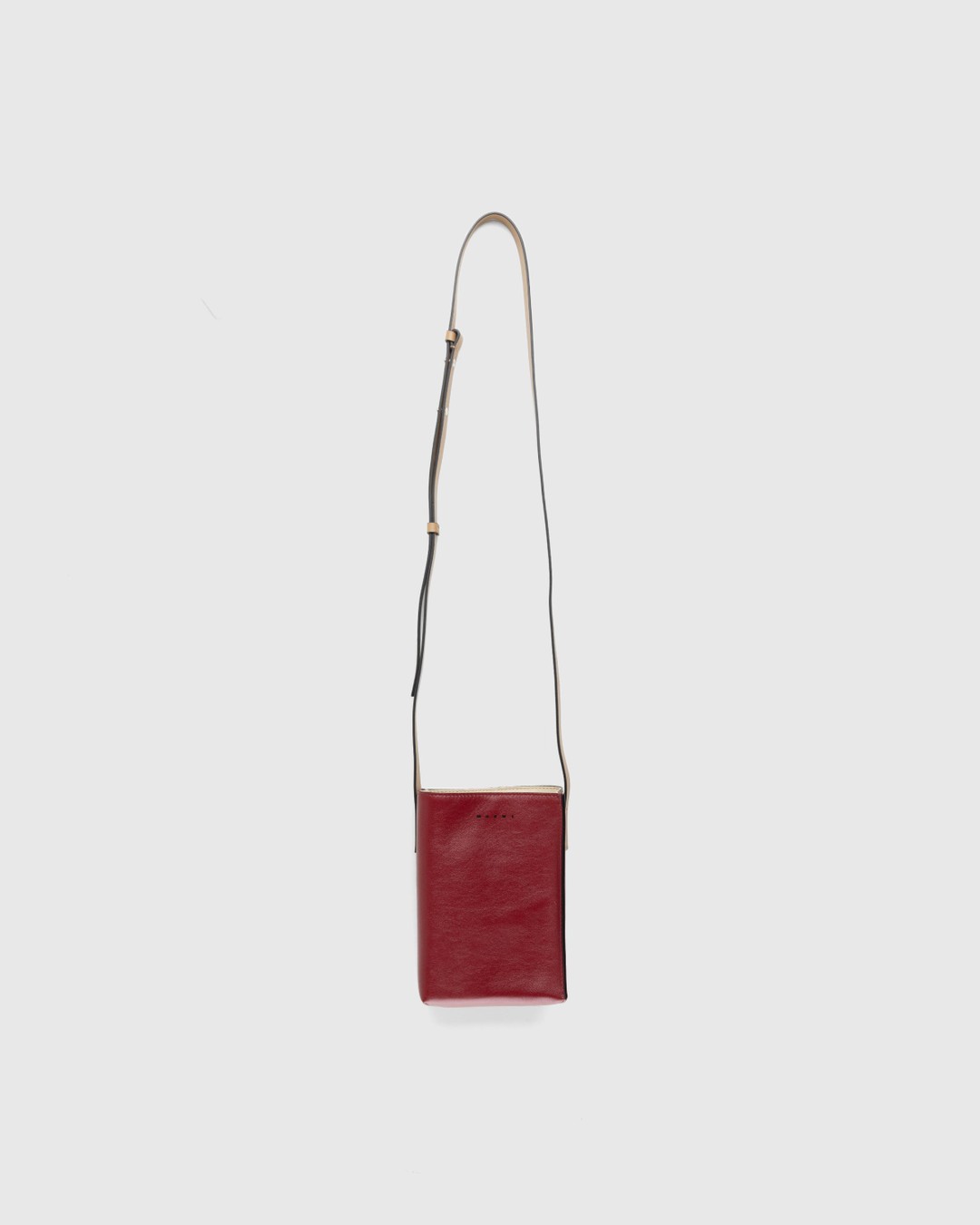 Marni – Museo Nano Bag Red/Beige - Bags - Red - Image 1