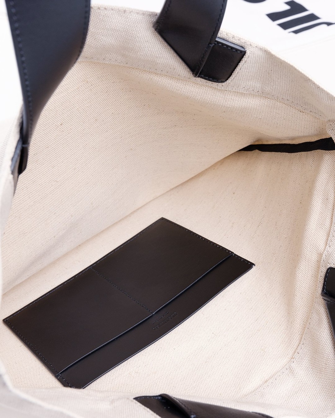 Jil Sander – Large Flat Shopper Natural - Bags - Beige - Image 6