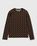 Marine Serre – Large Fit Moon Top Brown - Longsleeves - Brown - Image 1