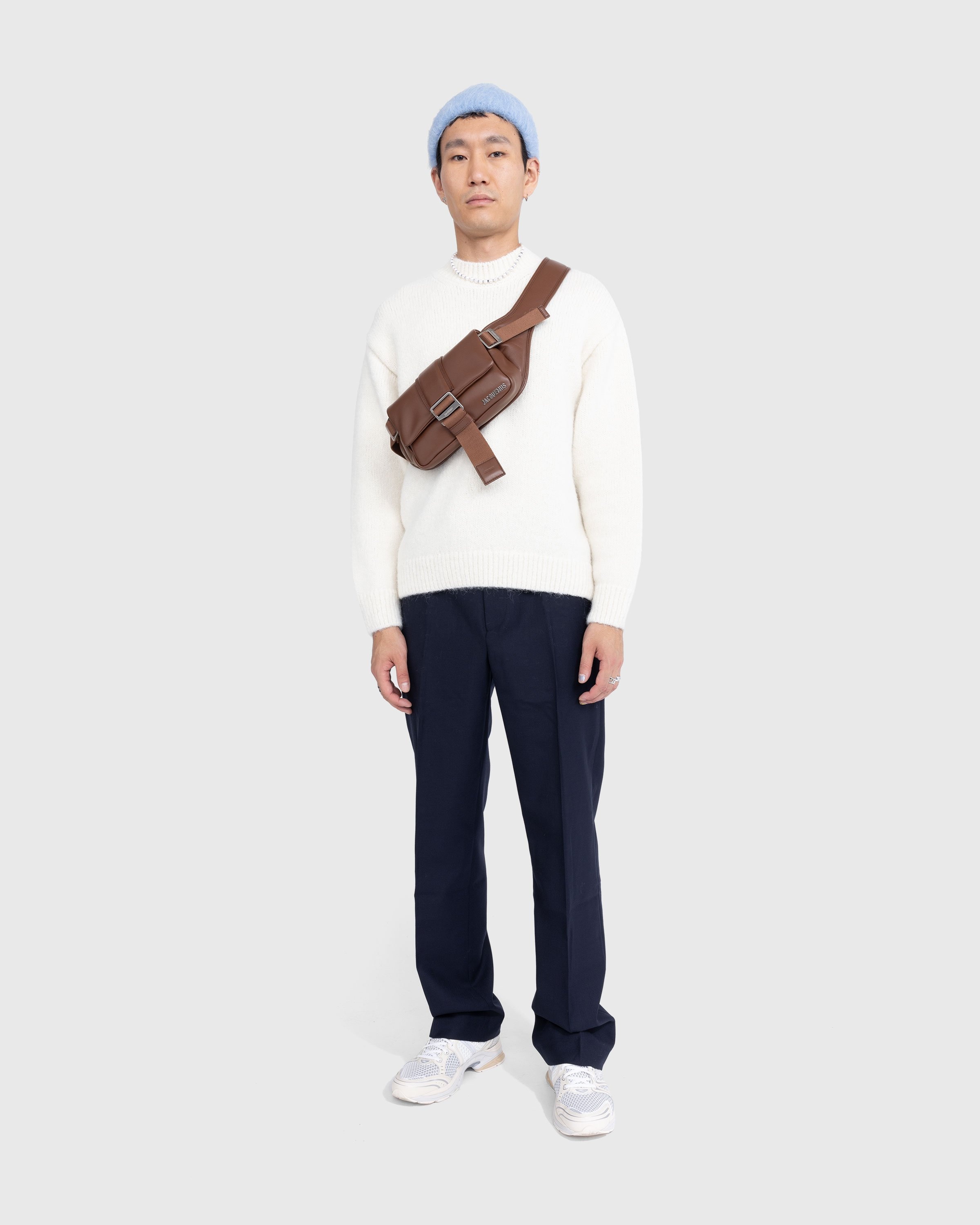 JACQUEMUS – La Banane Bambimou Brown - Bags - BROWN - Image 3