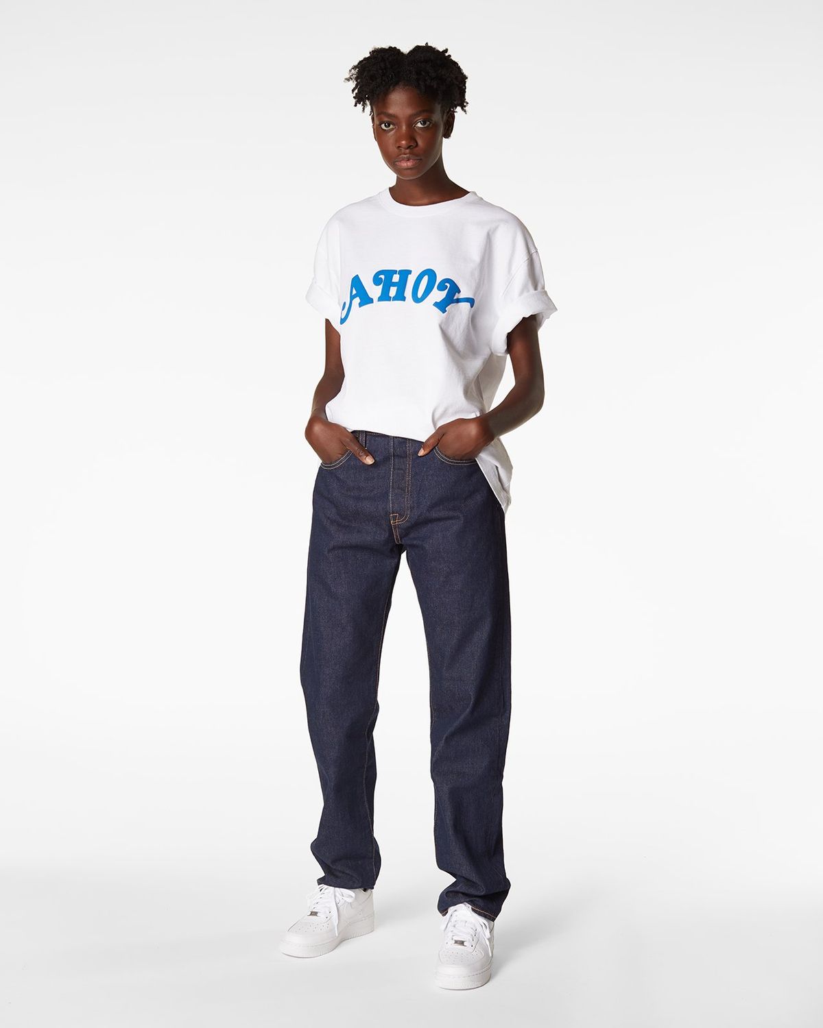 Highsnobiety – Stranger Things Ahoy T-Shirt - Tops - White - Image 5