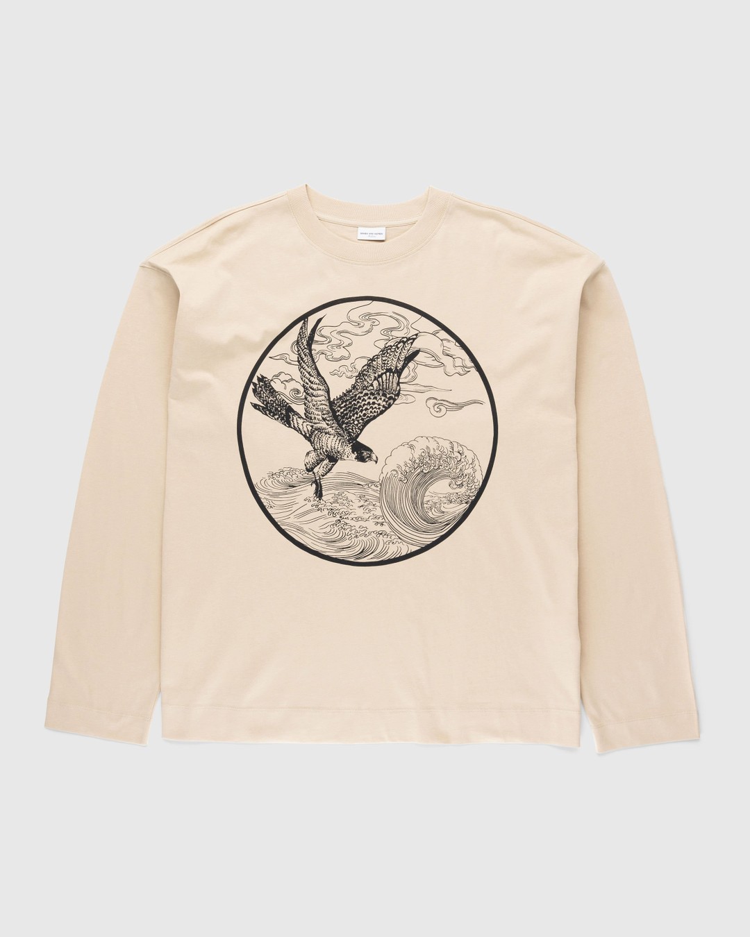 Dries van Noten – Hegland PR Jersey Beige - Tops - Beige - Image 1