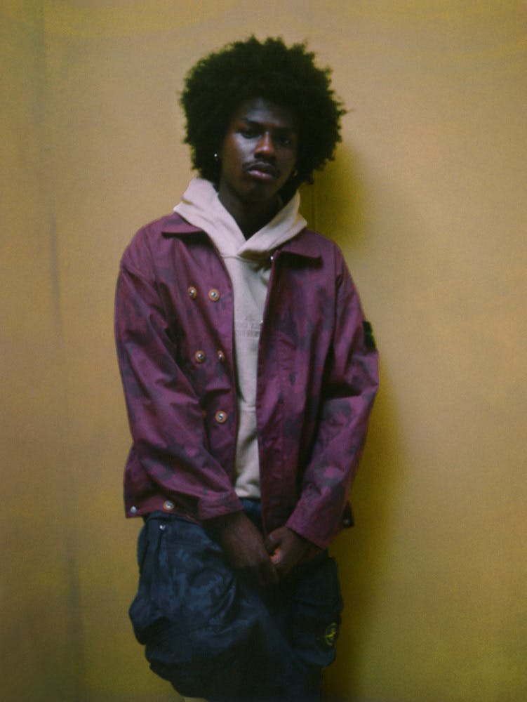 Supreme x stone island camo jacket outlet