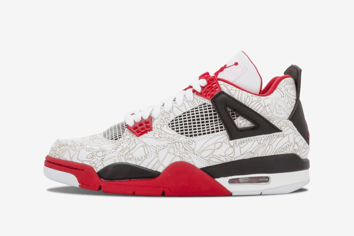 nike air jordan 4 guide fire red lazer michael jordan tinker hatfield