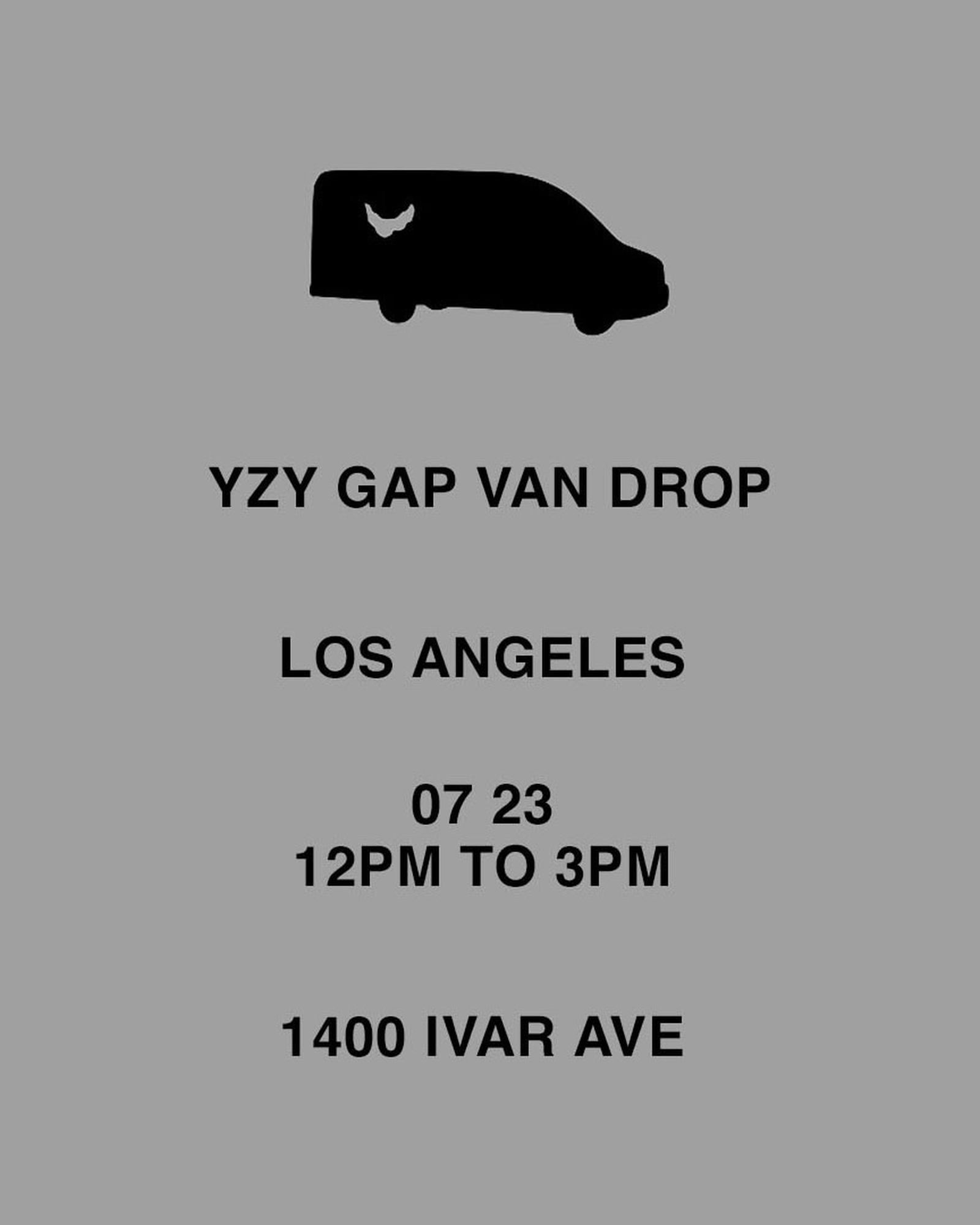 yeezy gap van drop location miami la chicago (2)