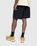 Auralee – Light Wool Max Gabardine Shorts Black - Shorts - Black - Image 3