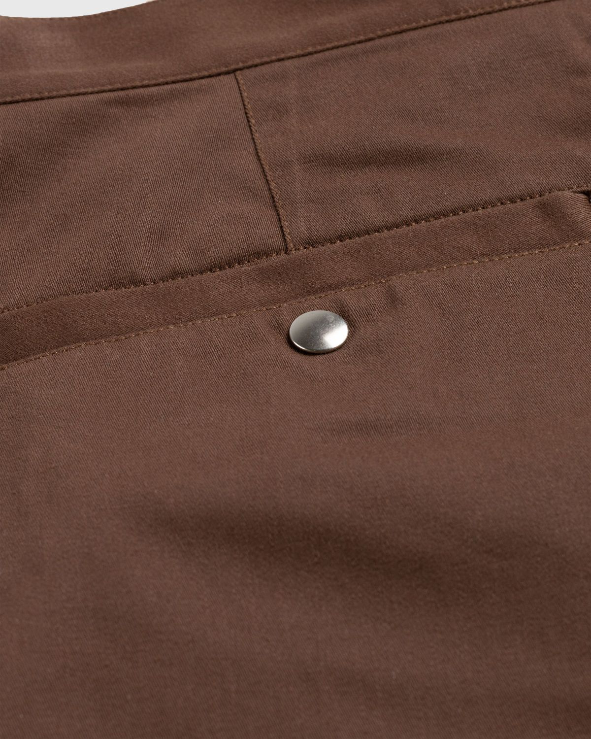 Highsnobiety HS05 – Reverse Twill Baggy Trouser Brown - Pants - Brown - Image 7