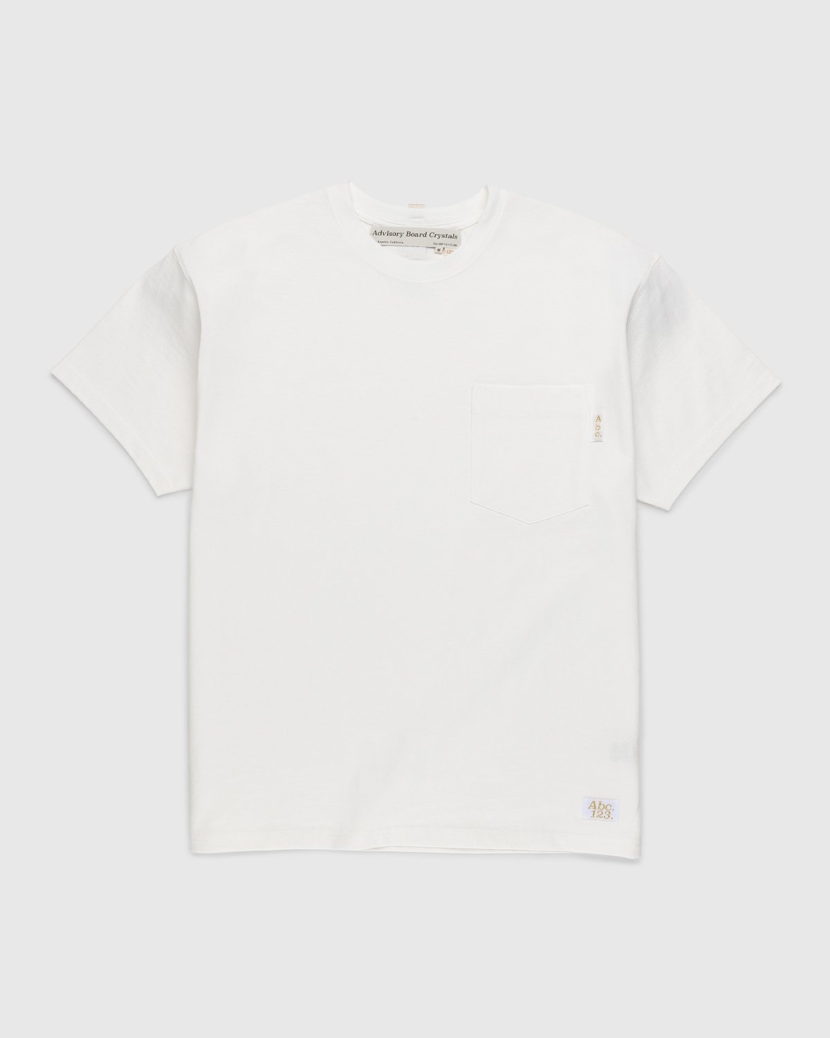 Abc. – Short-Sleeve Pocket Tee Selenite - T-Shirts - White - Image 1