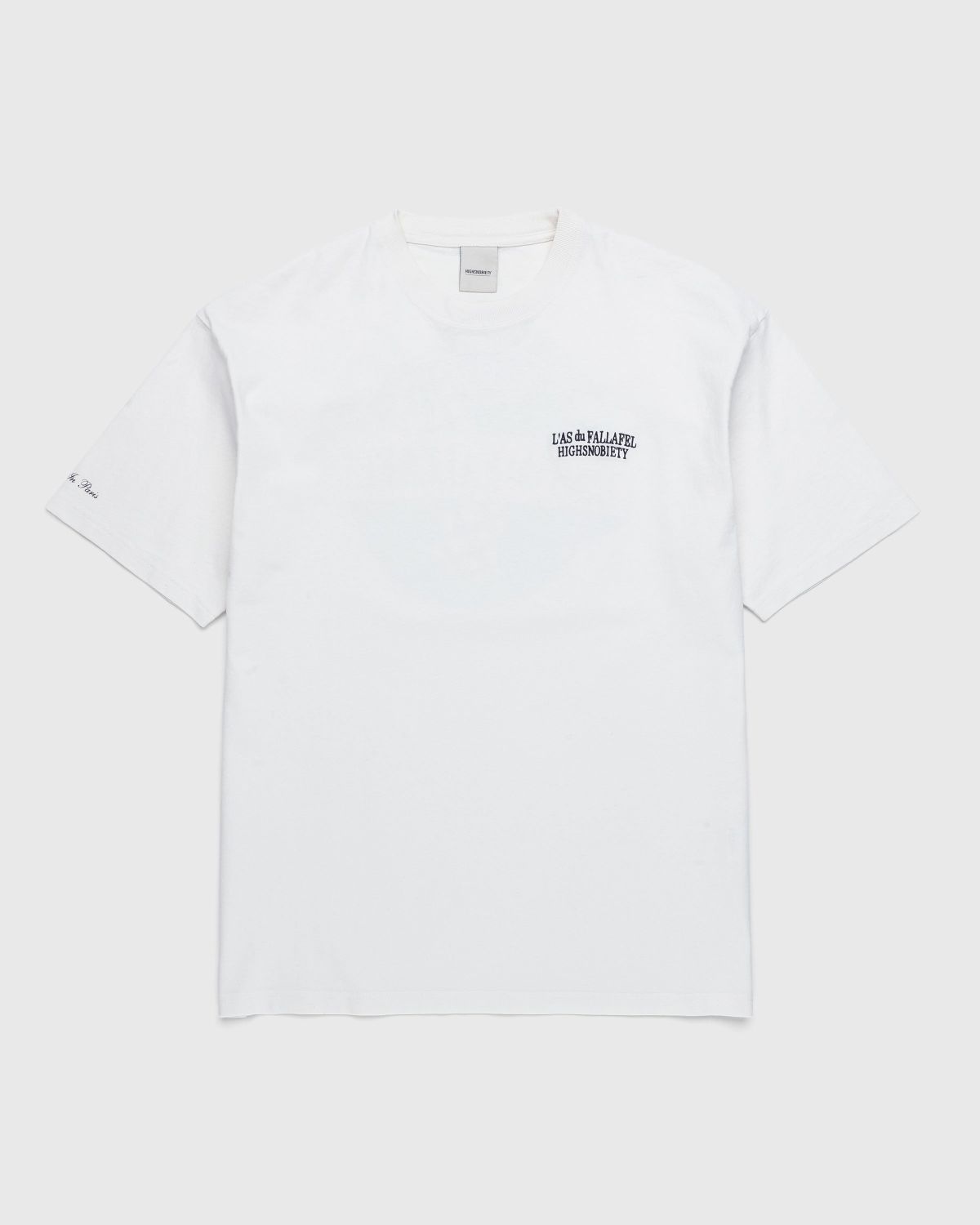 L'As du Fallafel x Highsnobiety – Short Sleeve T-Shirt White - T-shirts - White - Image 2