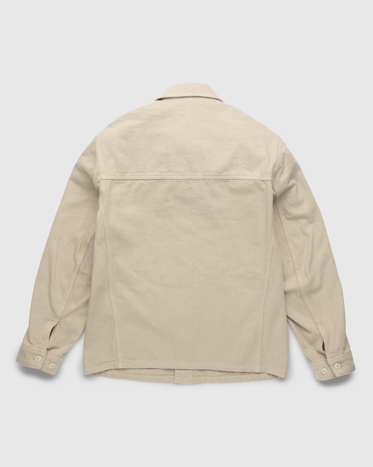 Lemaire – Boxy Denim Overshirt Saltpeter - Shirts - Beige - Image 2