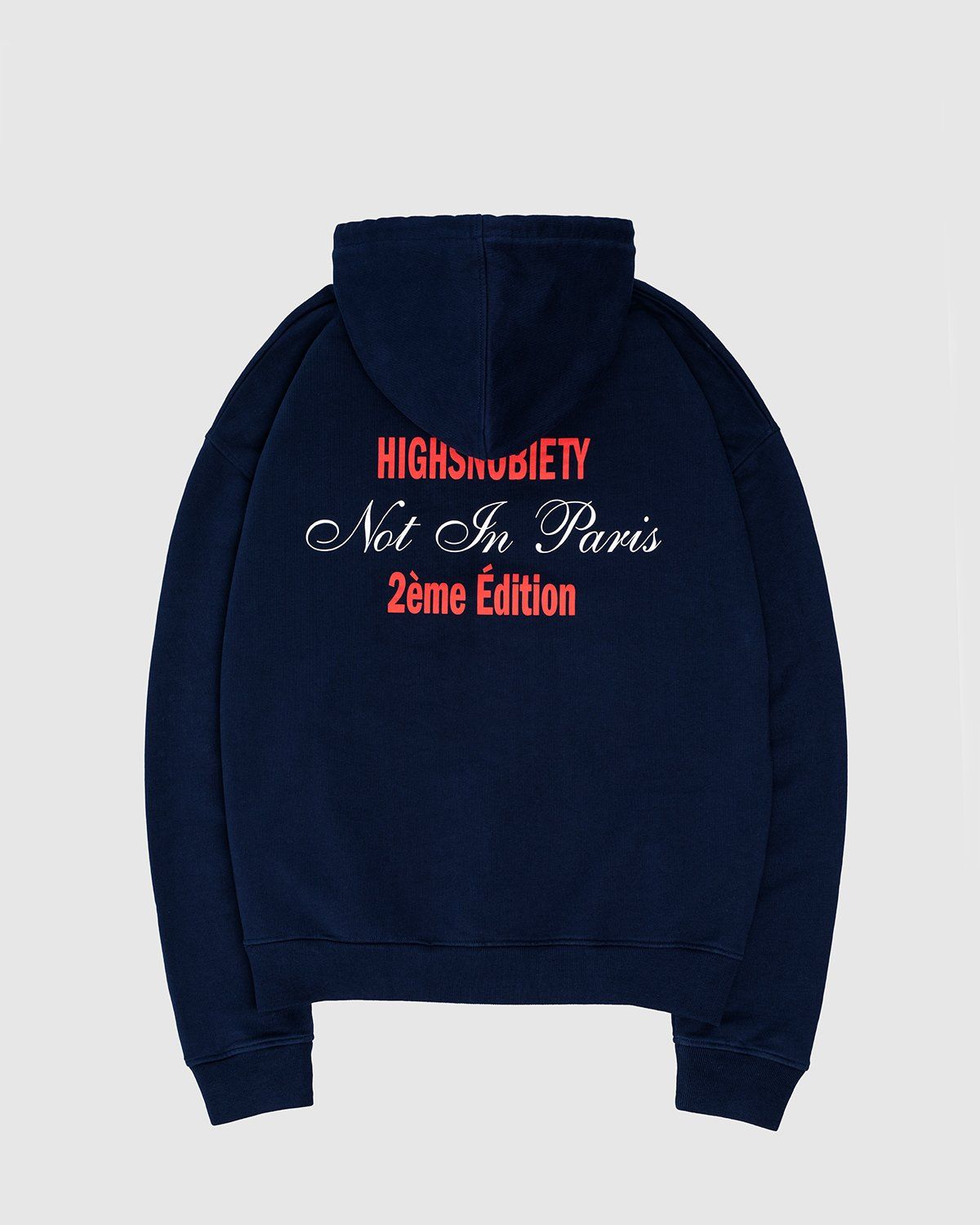 Highsnobiety – Not In Paris Eiffel Tower Hoodie Navy - Sweats - Blue - Image 1