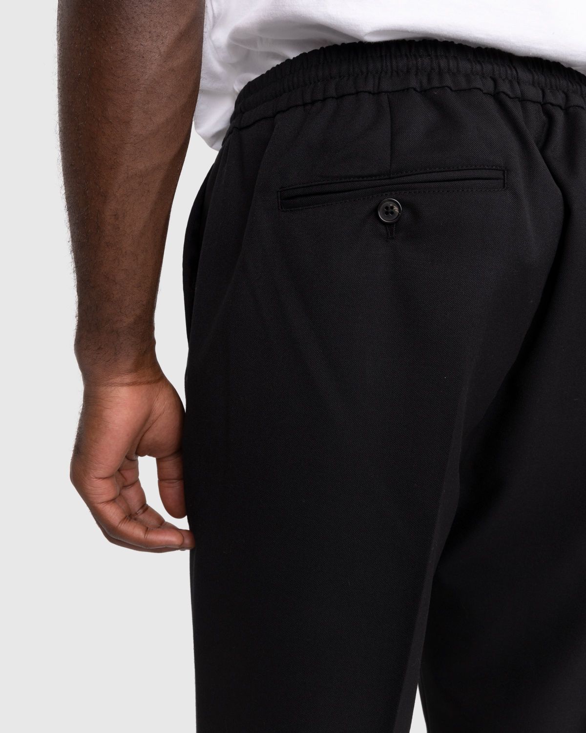 Highsnobiety – Wool Blend Elastic Pants Black