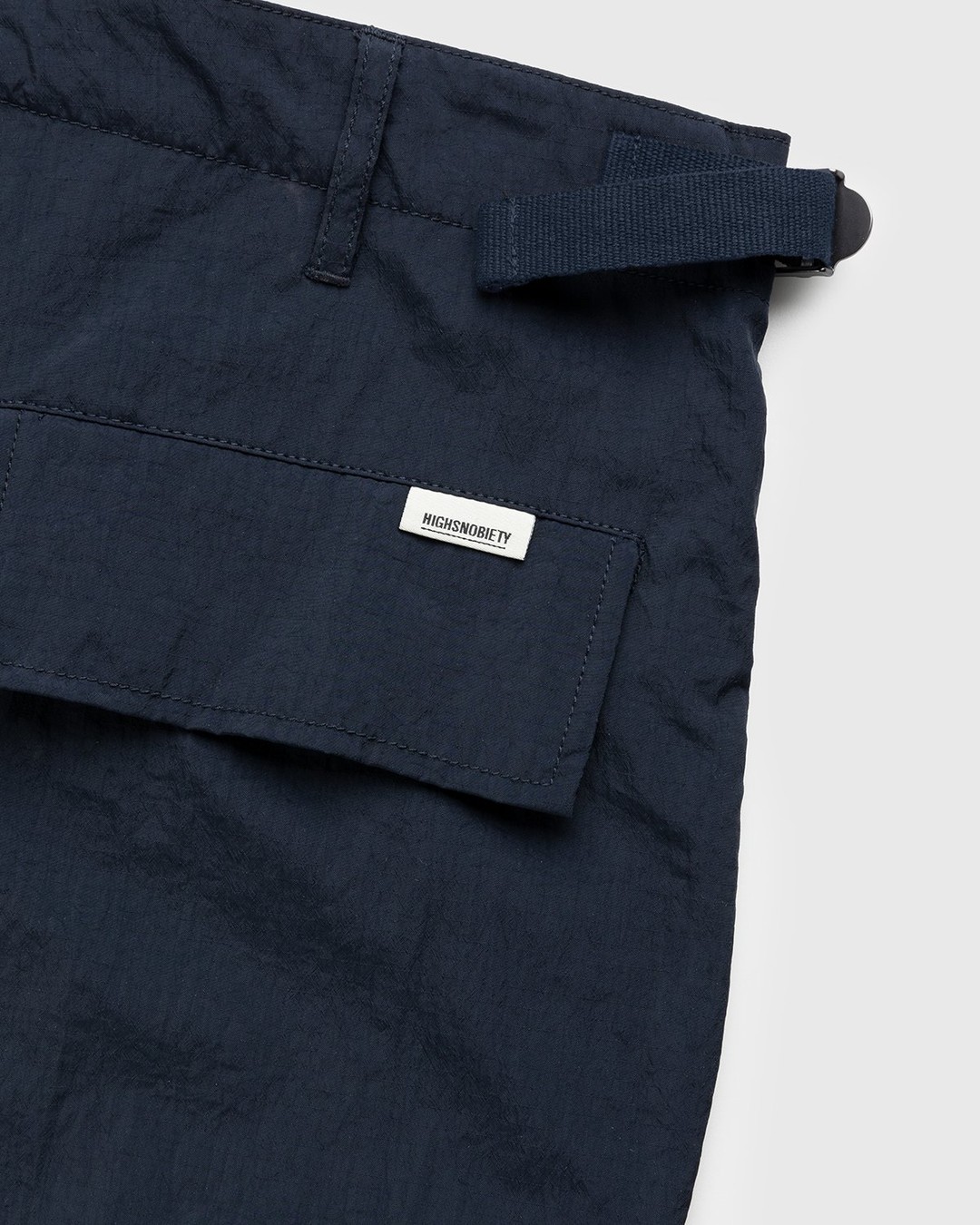 Highsnobiety – Water-Resistant Ripstop Cargo Pants Blue - Pants - Blue - Image 5