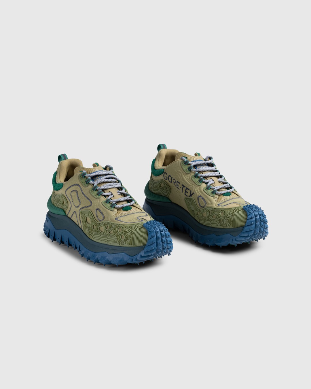 Moncler x Salehe Bembury – Trailgrip Grain Sneakers Beige - Low Top Sneakers - Beige - Image 3