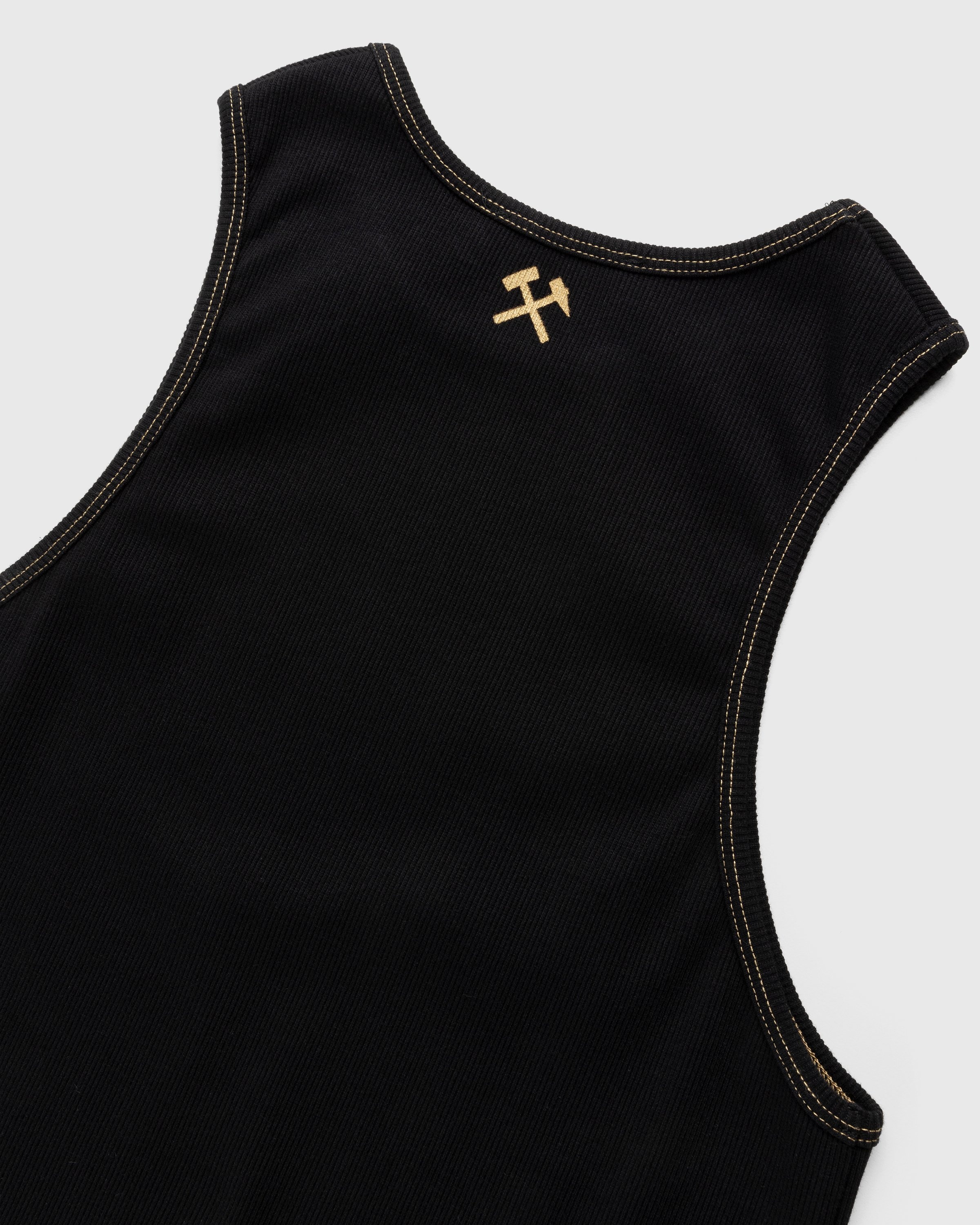 GmbH – Ali Rib Tank Top Black/Yellow - Men Tops - Black - Image 3