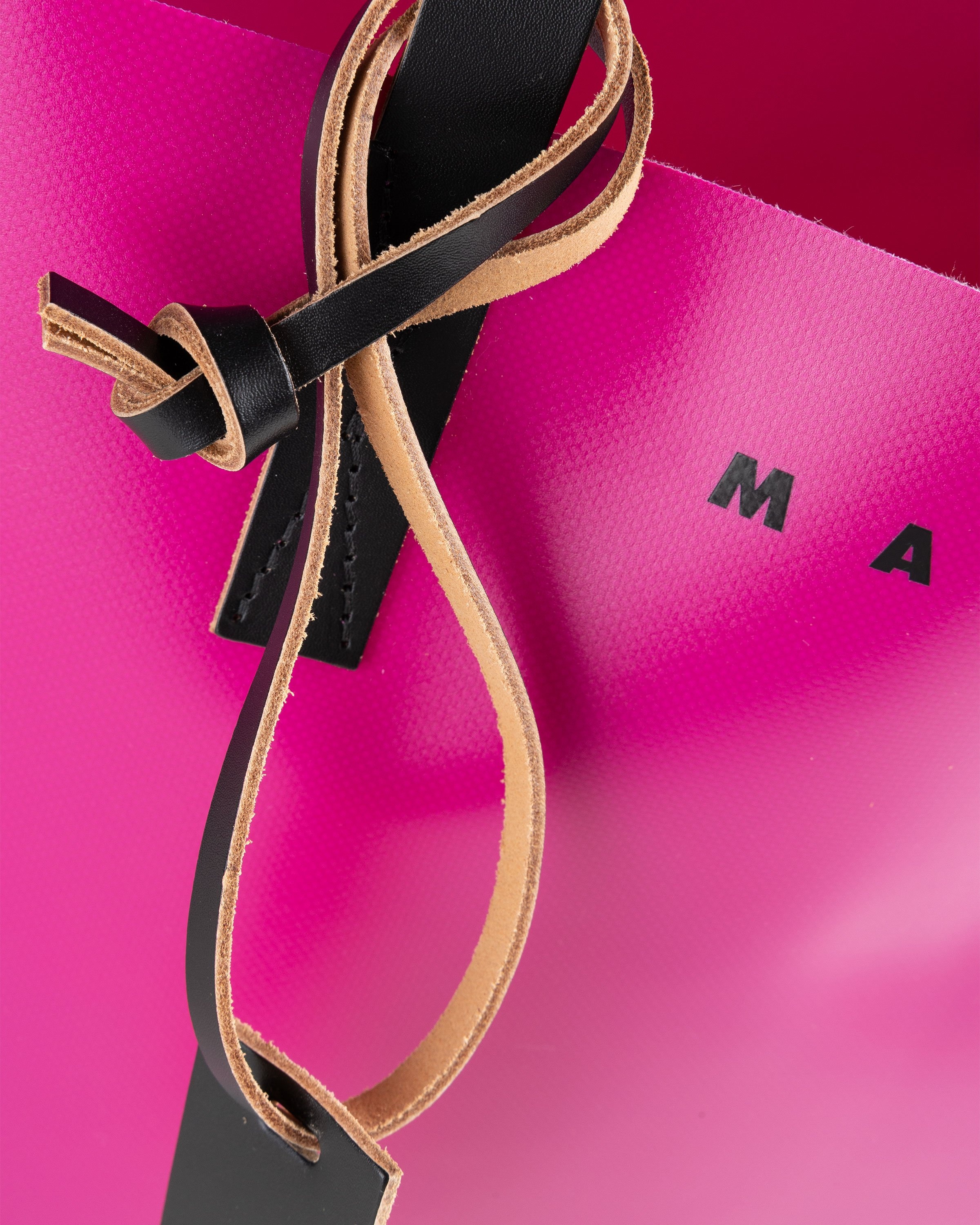 Marni – Tribeca Two-Tone Shopping Bag Pink/Grey - Bags - Pink - Image 6