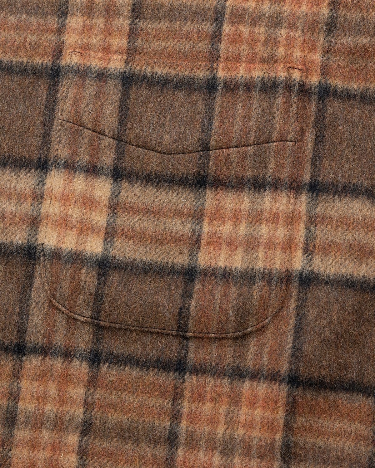 Our Legacy – Heusen Shirt Fox Brown Check - Shirts - Brown - Image 5