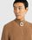 J.W. Anderson – Quarter-Zip Knit Jumper Praline - Knitwear - Brown - Image 5