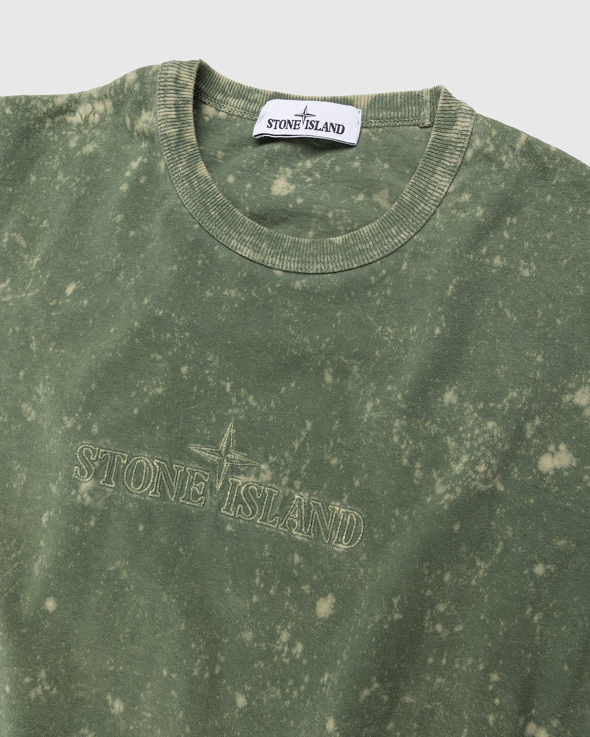 Stone island t shirt shop olive green