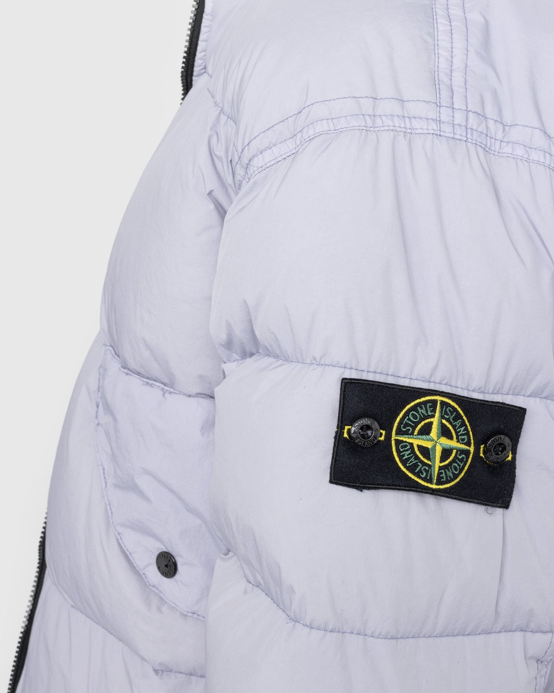 Stone Island – Real Down Jacket Lavender - Outerwear - Purple - Image 4
