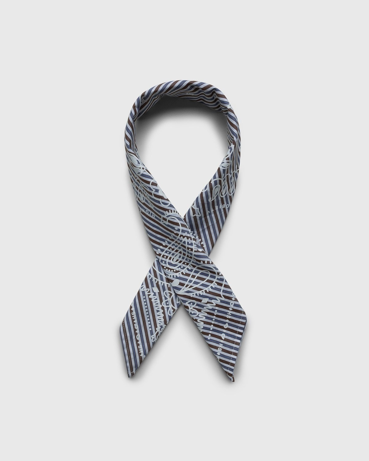 Highsnobiety – Shirting Bandana Brown - Scarves - Brown - Image 1