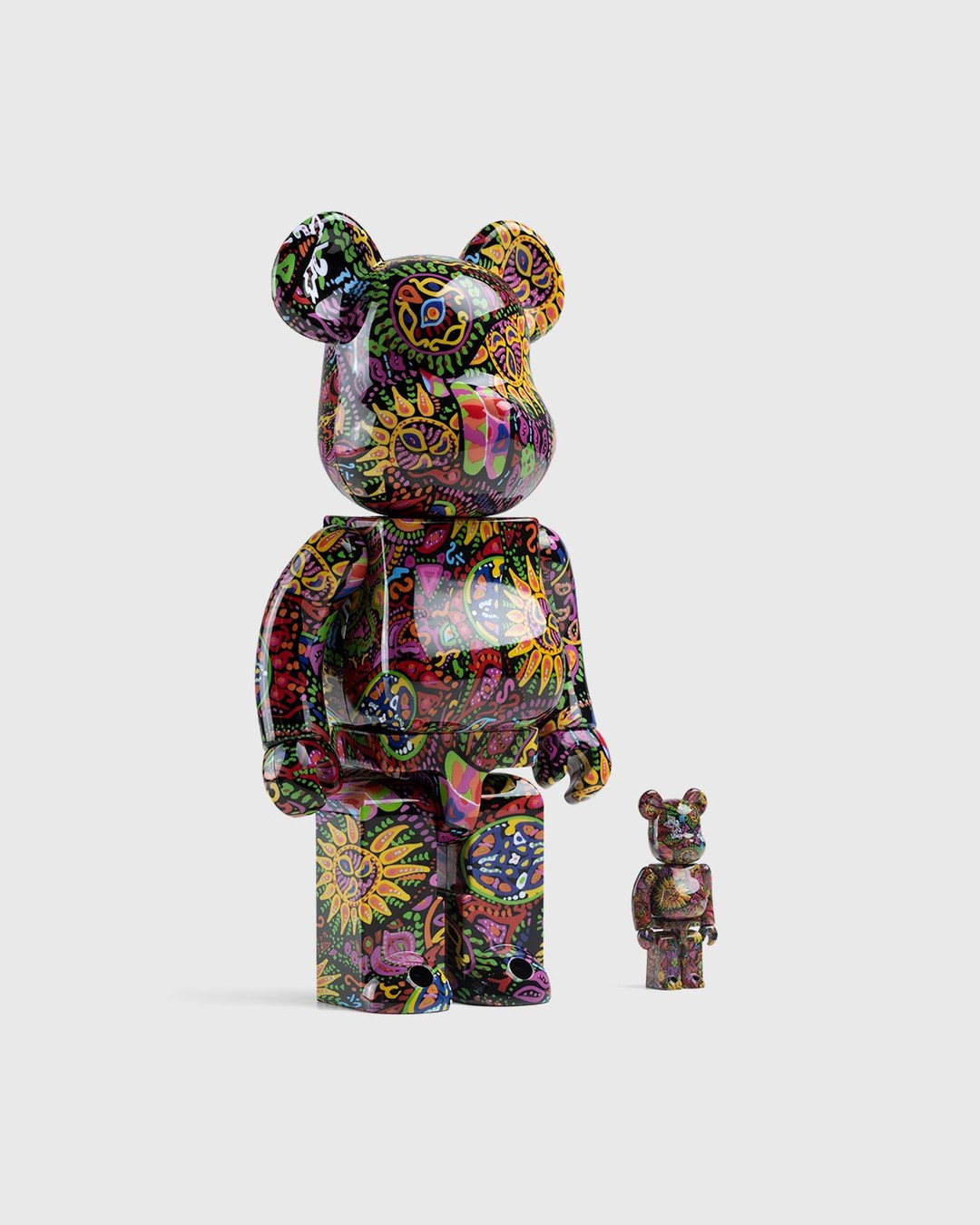 Medicom – Be@rbrick Psychedelic Paisley 100% and 400% Set Multi - Art & Collectibles - Multi - Image 2