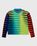 AGR – Striped Mohair Crewneck Sweater Multi - Knitwear - Multi - Image 1