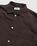 Tekla – Cotton Poplin Pyjamas Shirt Coffee - Loungewear - Brown - Image 4