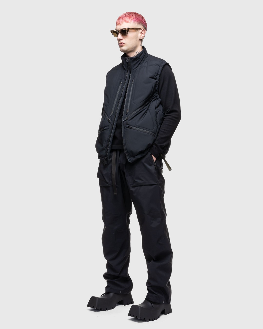 ACRONYM – V91-WS Windstopper PrimaLoft Modular Liner Vest Black - Outerwear - Black - Image 5