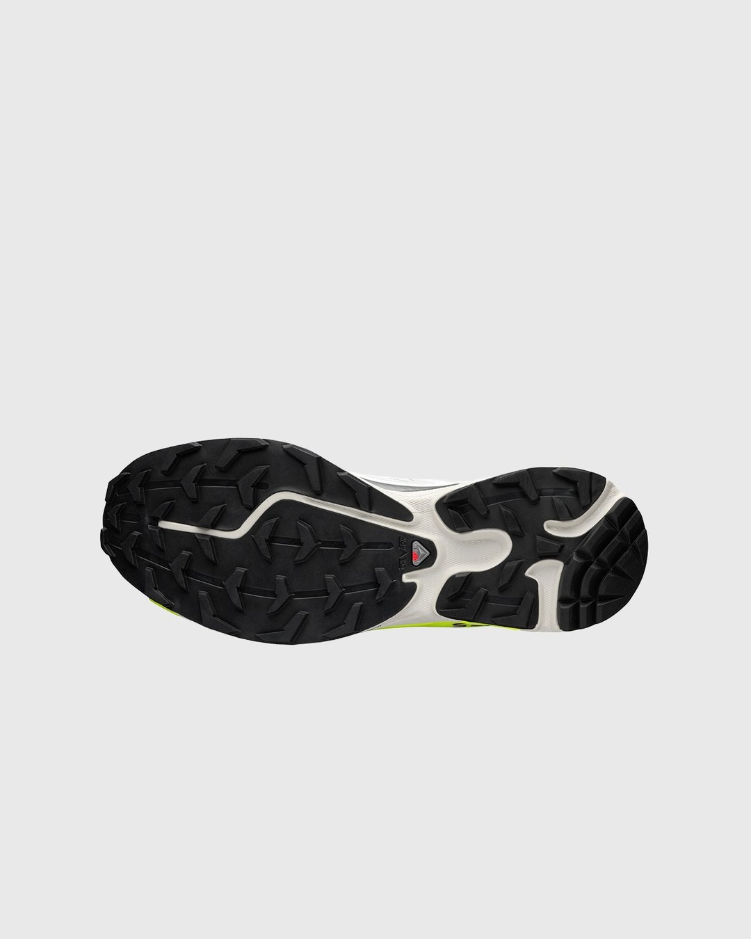 Salomon – XT-6 ADVANCED Lunar Rock/ Quiet Shade/ Safety Yellow - Sneakers - White - Image 5