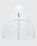 Light Microweave Laminated Hooded Jacket Gauze White