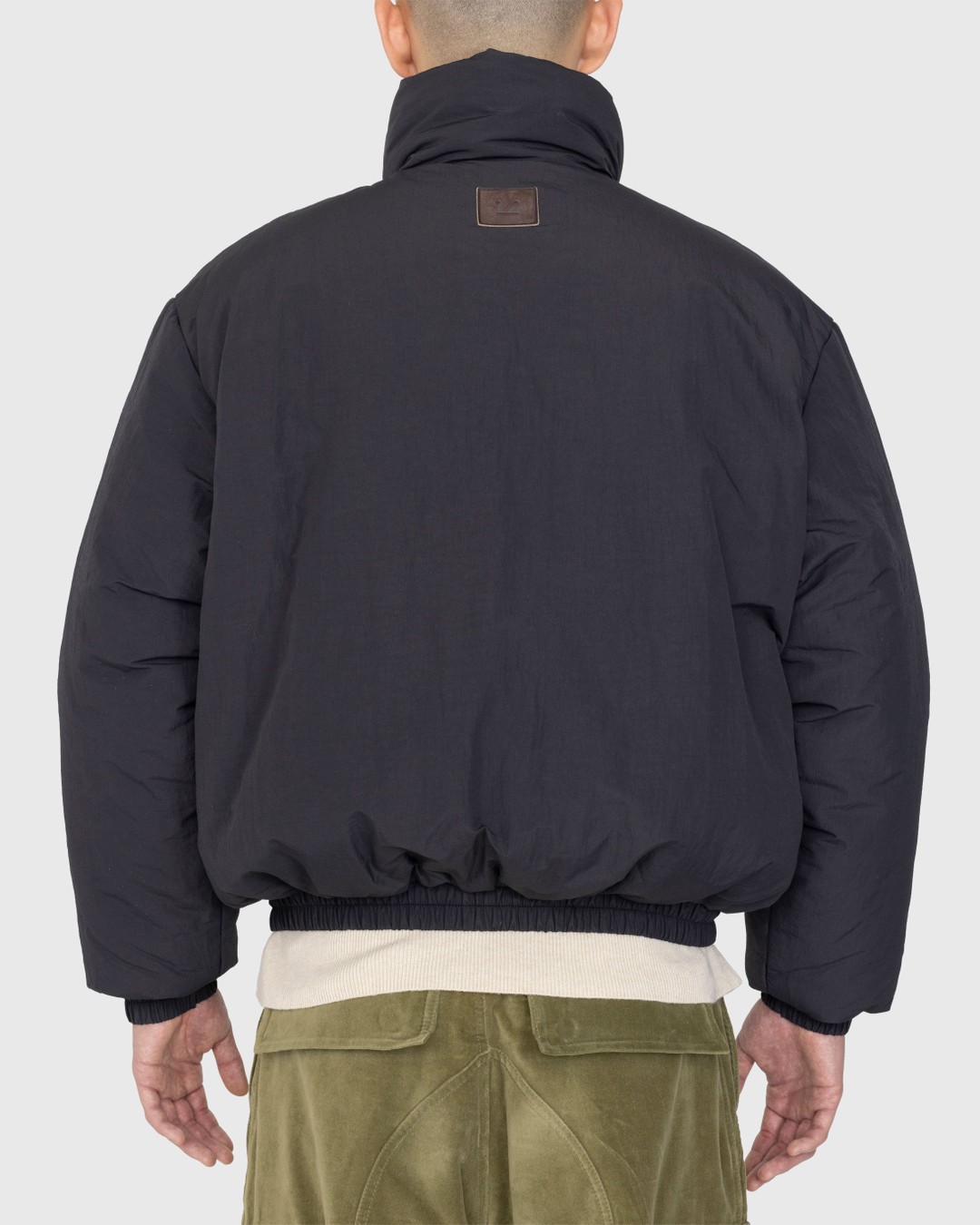 Acne Studios – Padded Nylon Jacket Black - Down Jackets - Black - Image 5